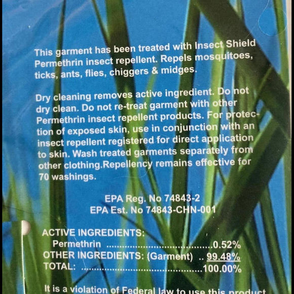 Insect Shield Adult Unisex Gray Crew Socks with Insect Protection sz M 9-11 NWT - Picture 7 of 8